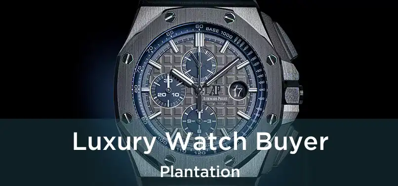  Luxury Watch Buyer Plantation