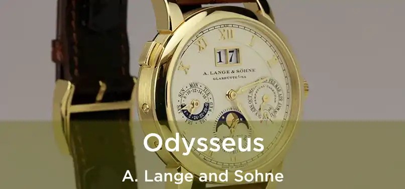  Odysseus A. Lange and Sohne